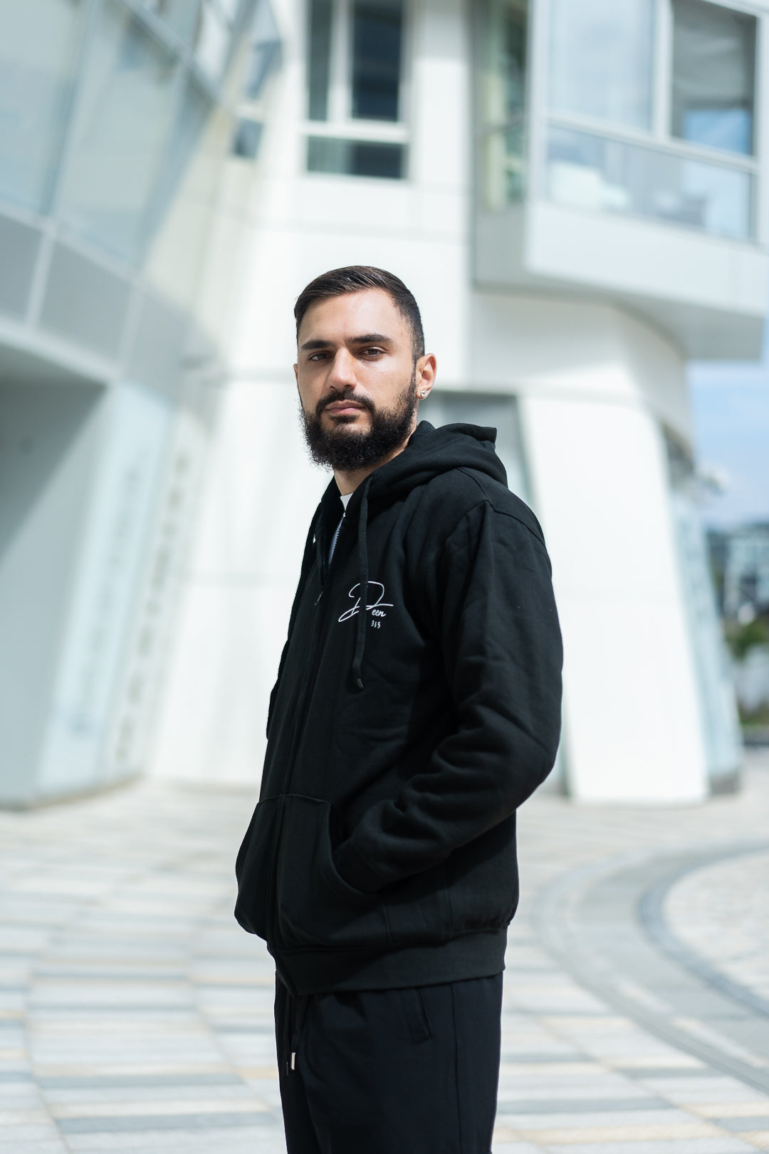 Deen 365 Black Zip Hoodie