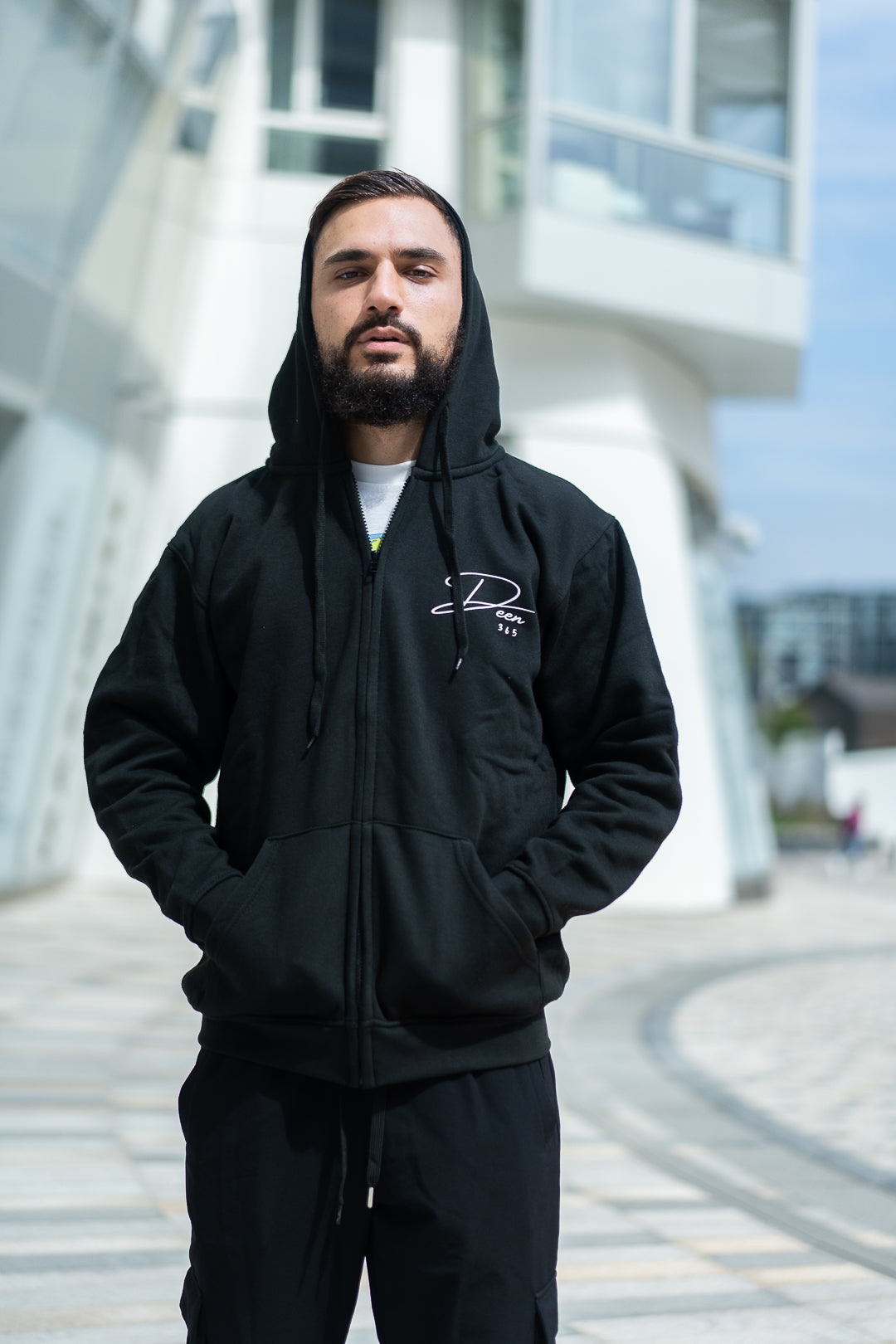 Deen 365 Black Zip Hoodie